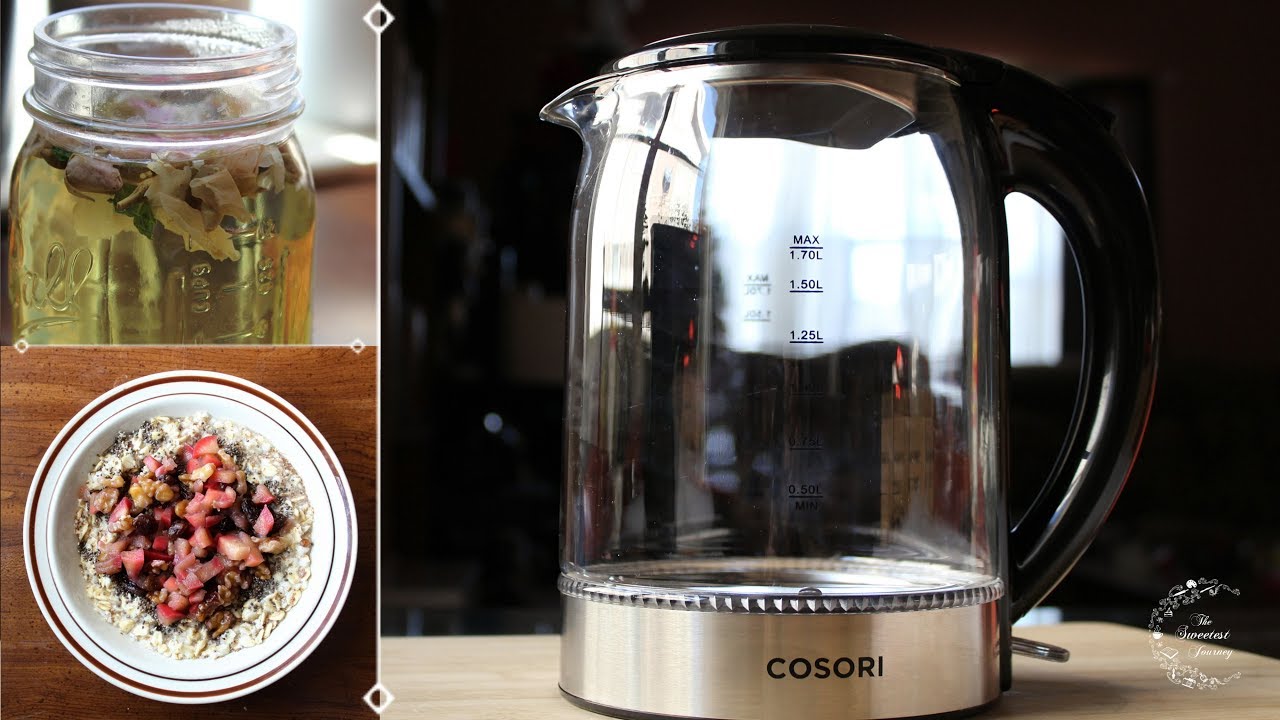 Cosori Electric Glass Kettle Review + Breakfast Recipes The Sweetest