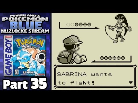 Pokémon Blue Nuzlocke, Part 35: Sabrina Jam! (STREAM ARCHIVE)
