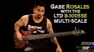 Video thumbnail for ESP Guitars: B-1005SE Multi-Scale Demo by Gabe Rosales by ESP Guitars USA