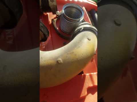CAT C13 turbo installation