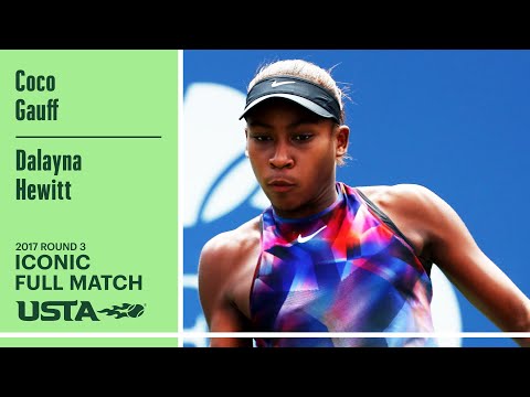 Coco Gauff vs. Dalayna Hewitt Iconic Full Match | 2017 US Junior Open Round 3