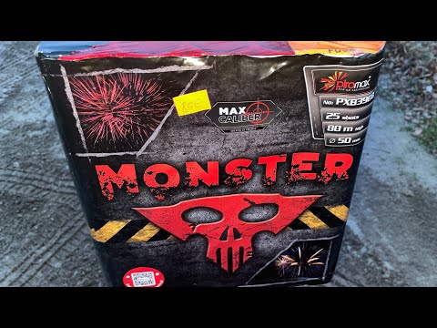 MONSTER PIROMAX XXL FIREWORKS BATTERY 50MM 1KG | Polenmarkt Battery 85€