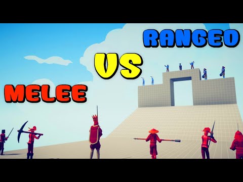 MELEE TEAM vs RANGED TEAM (classic, secret, legacy units) | TABS - Totally Accurate Battle Simulator