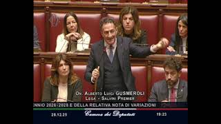 GUSMEROLI: “LA MANOVRA RESTITUISCE CREDIBILITÀ ECONOMICA E AIUTA FAMIGLIE E IMPRESE”