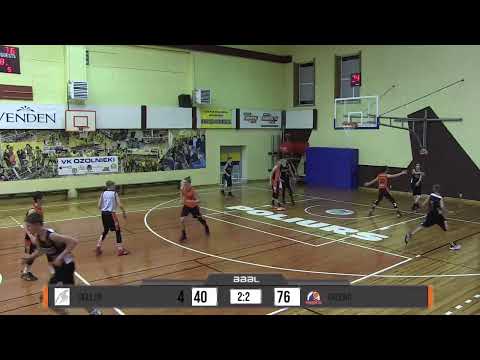 BBBL boys U15 Sigulda 2005  vs  Grodno 2005