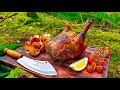 Whole Chicken Prepared In The Forest Relaxing Cooking