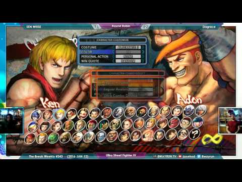 The Break #343   USF4 RR   SEN WIIISE VS Disgrace