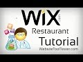 Restaurant Webseite erstellen mit Wix
