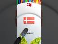 Watch Colors Transform Into The Denmark Flag Flagcolors Flag Flagart Countryflag Flaggame