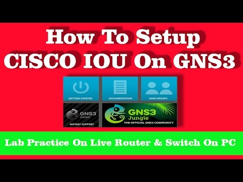 Cisco IOU setup on GNS3 version 1.2.3 - 1.3.7 -1.3.8 - 1.3.9 - gns3 1.5.1 Video