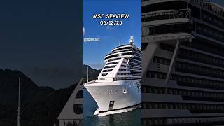MSC Seaview Santos 06/12/25 ‎⁨@cruzeiros2025⁩ chegando #cruzeiro #cruiseship cabine  ponte #shorts