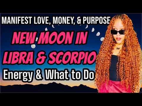 New Moon in Libra & Scorpio: Meaning, Energy, What to Do, Journal Prompts, Crystals, Herbs, & More