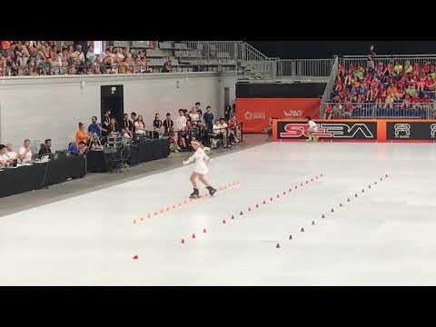 2019 WRG Inline Freestyle Classic Slalom JRW Final 10th Place Zofia Brzezinska(POL)
