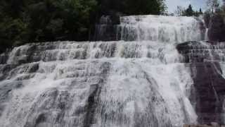preview picture of video 'Camping Chutes Fraser/Waterfall at Chutes Fraser Camping'