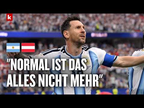 Video Thumbnail: Messi bricht Kloses WM-Rekord: "Bin sehr glücklich" | Argentinien - Österreich 2:0