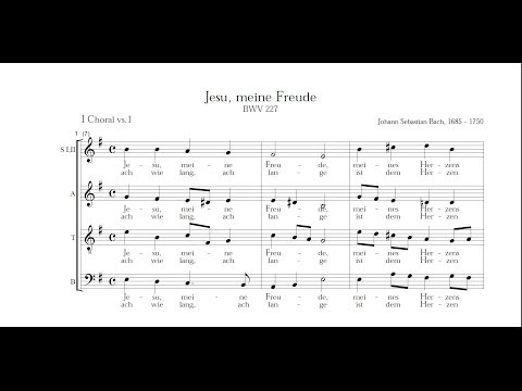 BWV227 Jesu, meine Freude (Soprano2)