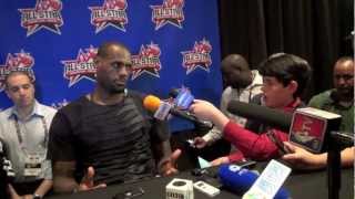 LeBron James Chats With Our Kid Reporter Logan Schayes