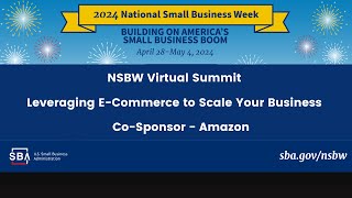 SBA: Leveraging E-Commerce to Scale Your Business Co-Sponsor - Amazon | SHE BOSS TALK