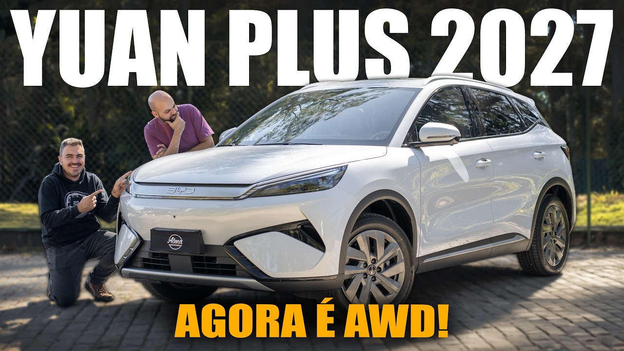 NOVO YUAN PLUS 2027, o que mudou no SUV ELÉTRICO da BYD?