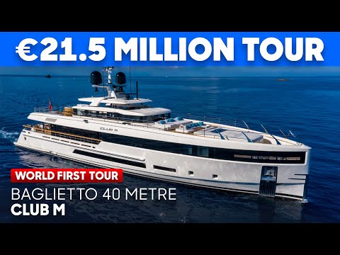 Full Superyacht Tour of the Baglietto Club M (131ft)