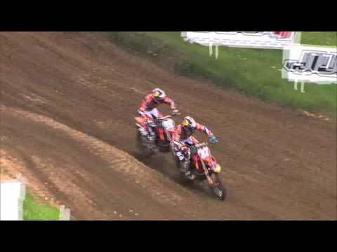 MXGP of Bulgaria 2013 - Herlings overtaking Tixier - Motocross