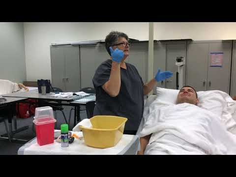 CNA Skills # 13 : Shave The Resident Part 1