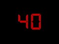40 Second Ticking Countdown Timer With Alarm
