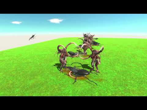 Alien Exotica VS Giant Invertebrates ALL UNITS Fight Battle ARBS | Animal Revolt Battle Simulator