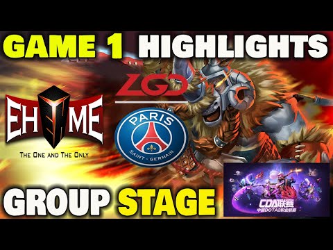 EHOME VS PSG.LGD Game 1 CDA League S1 Group Stage