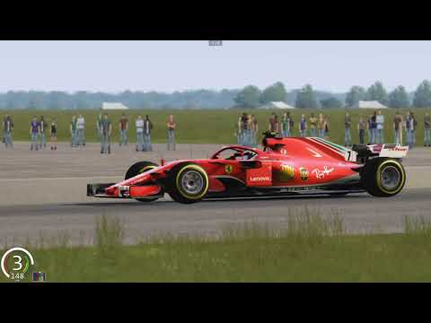 Ferrari f1 vs Lamborghini Gallardo LP7777 SL Quad Turbo - silverstone 1967