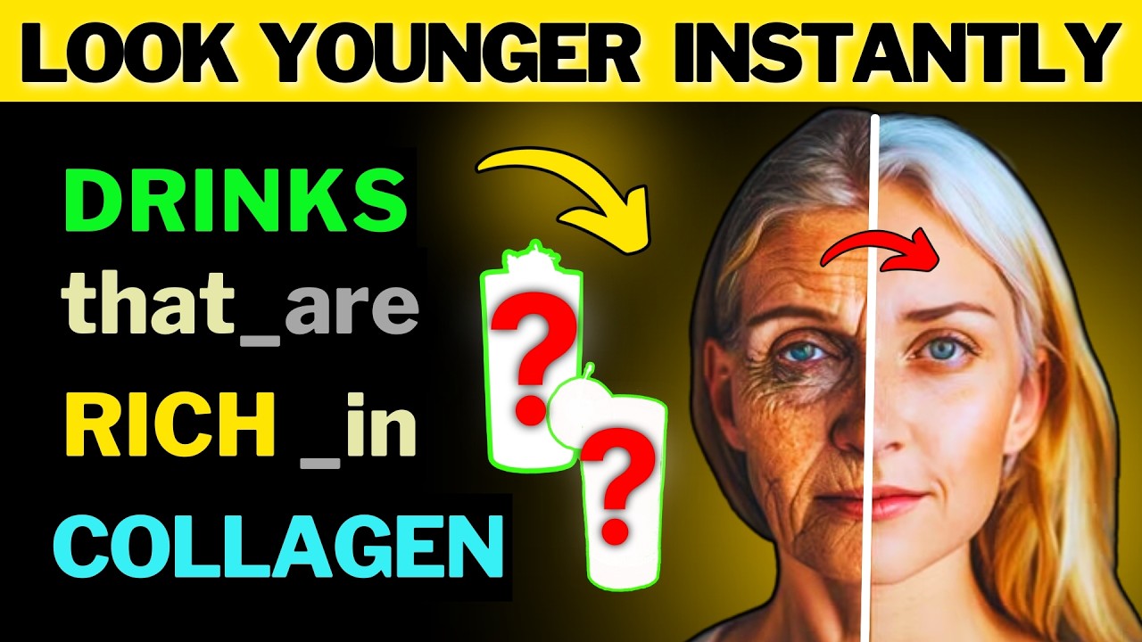 Look Younger Instantly: Top Drinks Rich in COLLAGEN