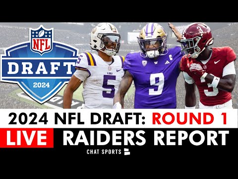 Raiders NFL Draft 2024 Live Round 1