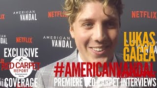 Lukas Gage interviewed at Netflix Premiere of American Vandal #NowStreaming video