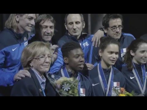 L'équipe de France à la pointe de l'épée