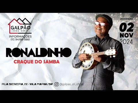 RONALDINHO CRAQUE DO SAMBA E 4 GOLES DE SAMBA NO GALPÃO ZN