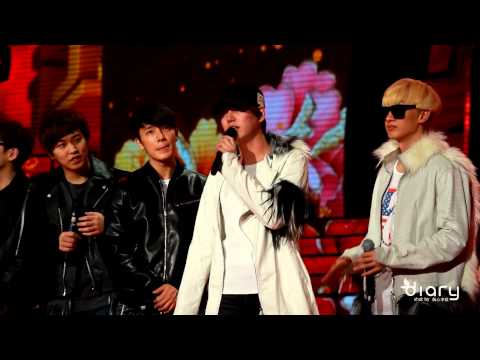 130117 Liaoning TV Spring Night recording - Kyu singing New endless love