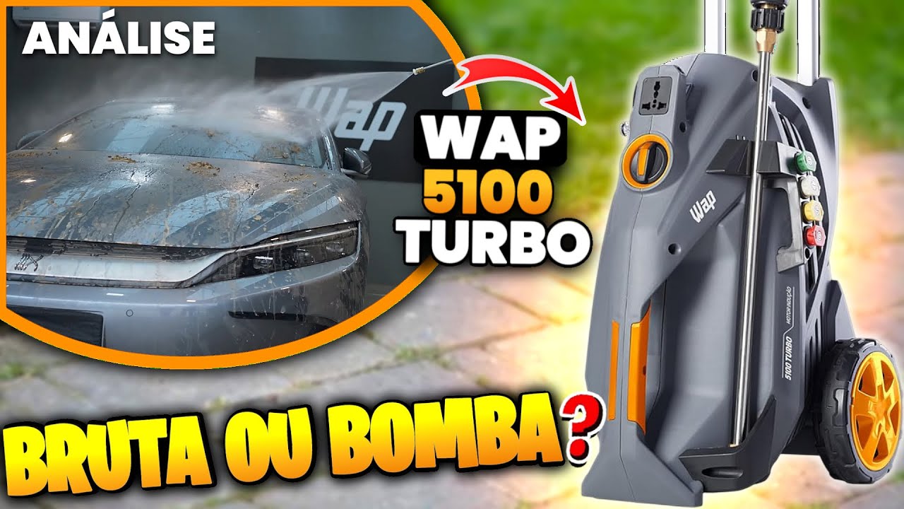 Lavadora De Alta Pressão WAP 5100 TURBO A Mais POTENTE E ROBUSTA VALE A PENA? ANALISE COMPLETA 2025