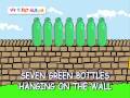 ten green bottles hanging on the wall