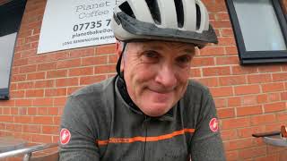 Riding a Different Bike - it is PlanetX Pro Carbon Time - and it is Raining!