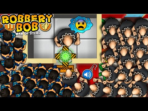 Robbery Bob : Challenge - Biffen Costume Use 100 Wind-up Toy And 100 Teleport Mine Perfect Part 193