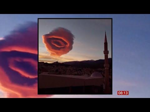 Weather events of the day - & Lenticular clouds (UK/Global) - BBC - 21st January 2023 (a)
