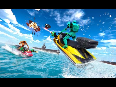 New Jet Ski Robot Part-1 | Submarine Robot Transformation - Android GamePlay | By Game Crazy