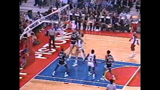 Frank Brickowski Styles on Bill Laimbeer Following Gently Evasive Maneuver