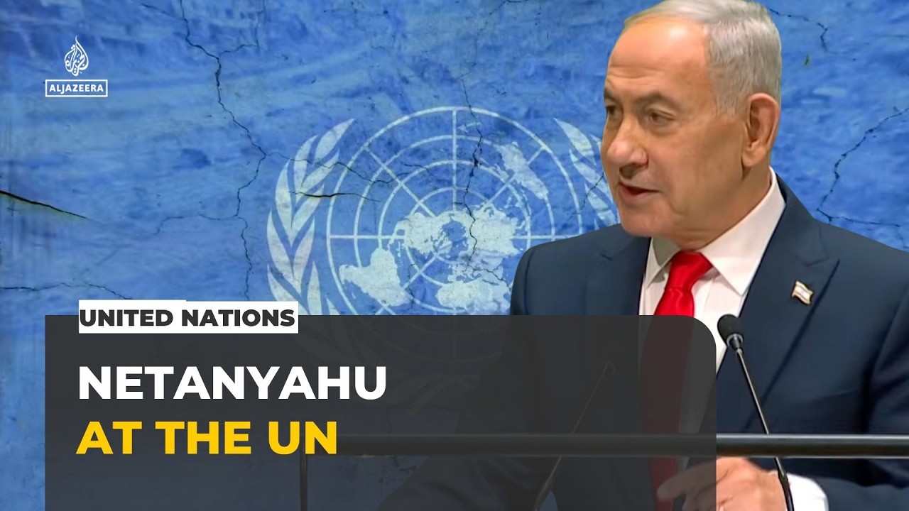 Netanyahu defends Israel's war strategy in UNGA speech after mass walkout