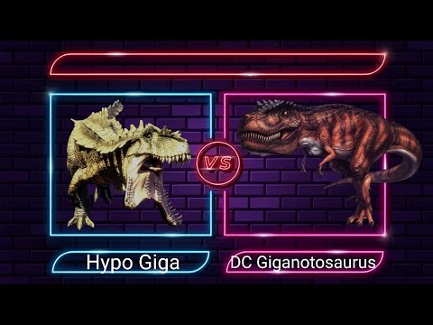 Hypo Giga VS Dino crisis Giganotosaurus