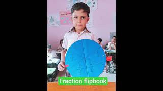 Fraction Flipbook, Math project #crayons Education#
