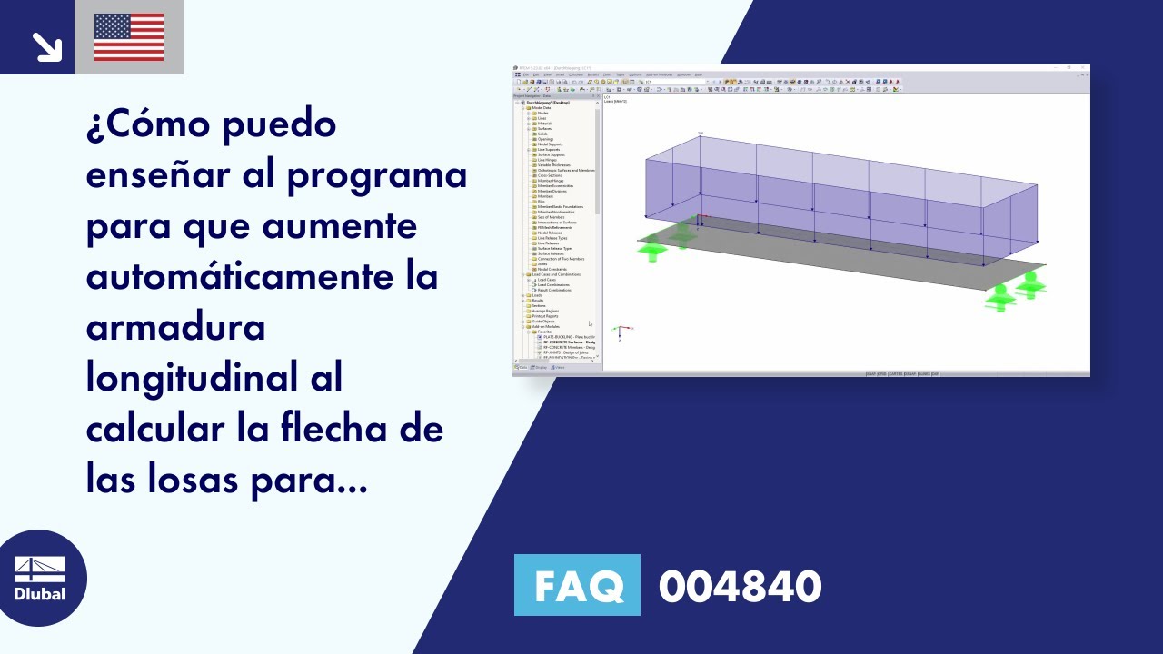 Preguntas frecuentes 004840 | ¿Cómo puedo enseñar al programa para aumentar automáticamente la armadura longitudinal ...