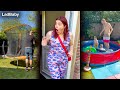 When Dad Turns A Trampoline Into A Swimming Pool ️