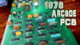 Modding a 1976 Midway Tornado Baseball PCB To Work In A Cocktail Arcade Game...