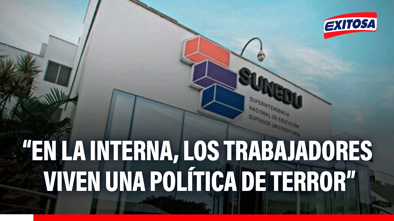 🔴🔵Sindicato de trabajadores de la Sunedu contra superintendente Vicente Paul Espinoza